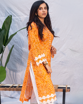 Orange & Cream Shirt