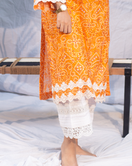 Orange & Cream Shirt