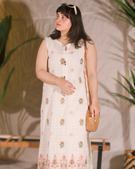 White shirt with Block Print